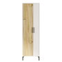 Hanah Home Armario Multiusos Dy1-Wk Nogal y Blanco